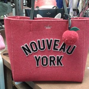 Kate spade red purse tote